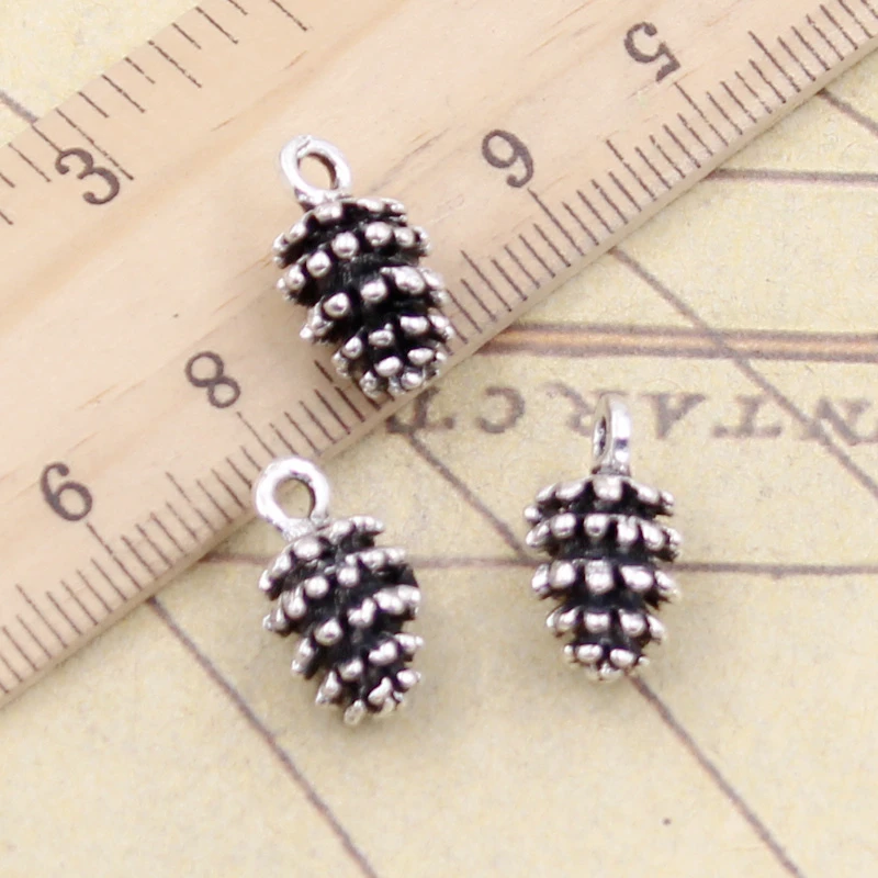 10pcs Charms Pinecone 15x8mm Tibetan Bronze Silver Color Pendants Antique Jewelry Making DIY Handmade Craft
10pcs Charms Pinecone 15x8mm Tibetan Bronze Silver Color Pendants Antique Jewelry Making DIY Handmade Craft