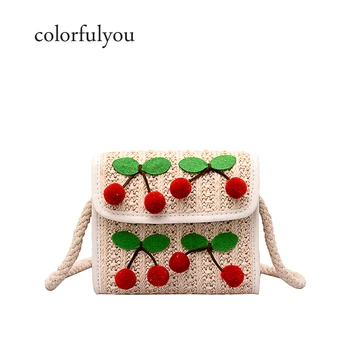 Cherry Straw Bag For Women soft Rattan Handbags Summer Woven Beach messenger bag Ladies Female Sac mini Shoulder Bag Straw 2019
Cherry Straw Bag For Women soft Rattan Handbags Summer Woven Beach messenger bag Ladies Female Sac mini Shoulder Bag Straw 2019