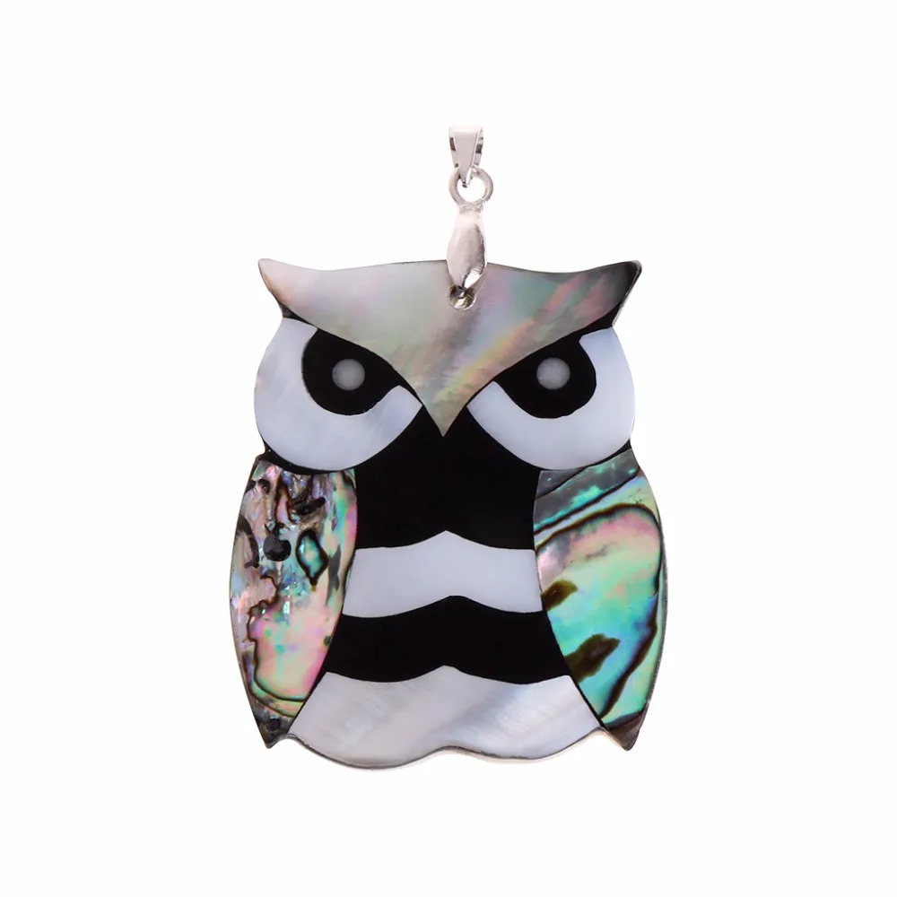 JAVRICK 1 PC Natural Colorful Abalone Shell Jewelry Owl Shape Necklace Insertion Pendant 45x37mm
JAVRICK 1 PC Natural Colorful Abalone Shell Jewelry Owl Shape Necklace Insertion Pendant 45x37mm