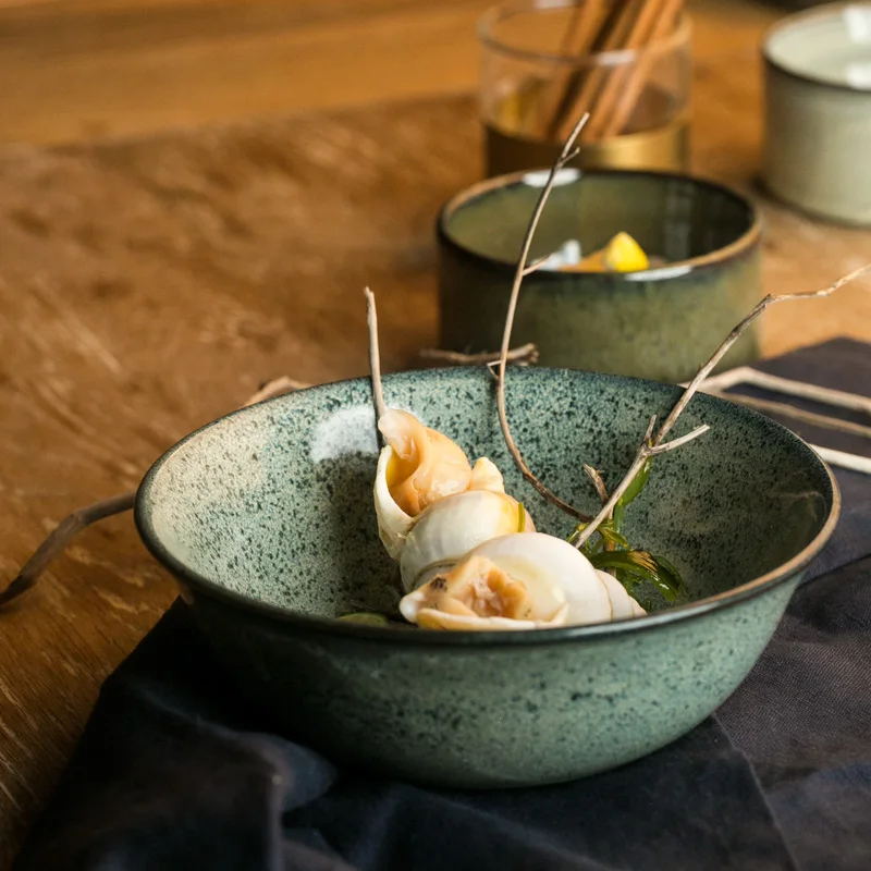 KINGLANG Ceramic Soup Bowl Kitchen Tableware Salad Noodle Soup Bowl
KINGLANG Ceramic Soup Bowl Kitchen Tableware Salad Noodle Soup Bowl