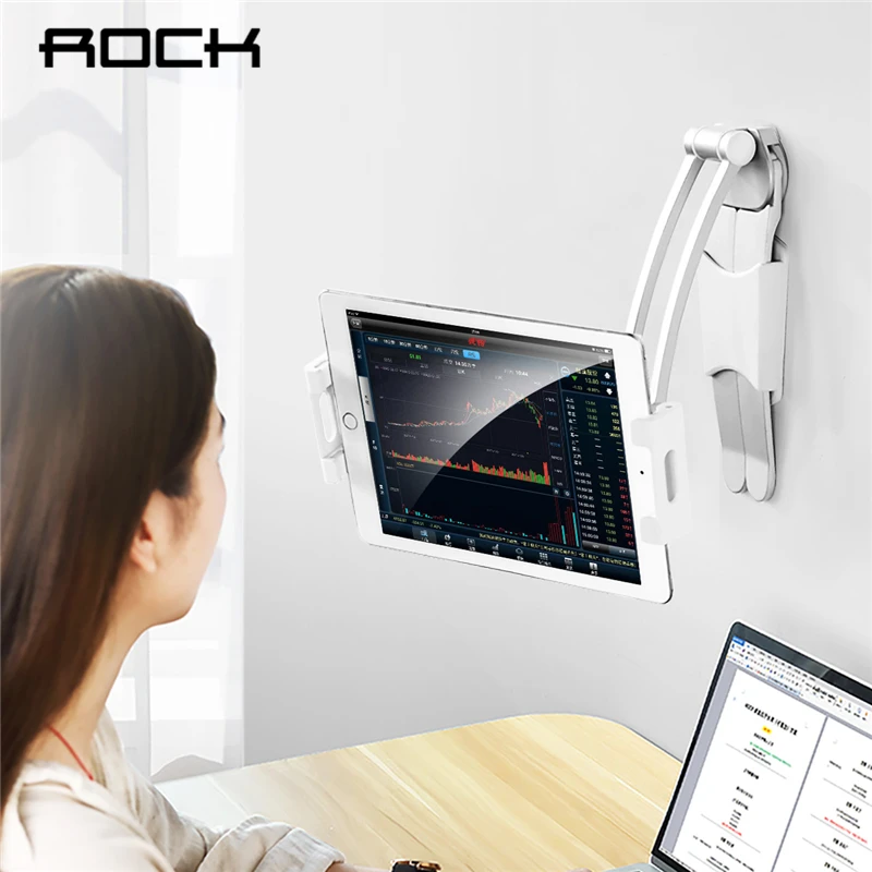ROCK 360 Degree Roating Tablet Phone Holder For iPad 2 3 4 2018 Air Mini Pro For iPhone Universal Desktop Stand For 5-10.5 Inch
ROCK 360 Degree Roating Tablet Phone Holder For iPad 2 3 4 2018 Air Mini Pro For iPhone Universal Desktop Stand For 5-10.5 Inch