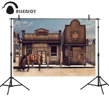 Allenjoy professional photography background cowboy horse retro western market wooden house blue sky backdrop photobooth
Allenjoy professional photography background cowboy horse retro western market wooden house blue sky backdrop photobooth