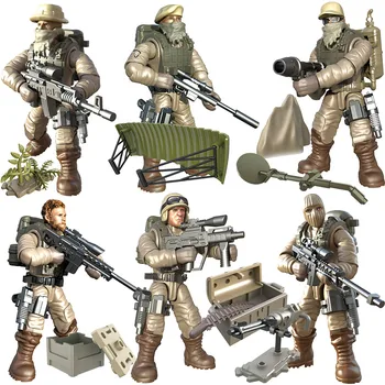 Military Building Block City Police Army Force Jungle Soldiers Action Figures Sets Modern Weapon Gun Bricks Toys for Boys
Military Building Block City Police Army Force Jungle Soldiers Action Figures Sets Modern Weapon Gun Bricks Toys for Boys