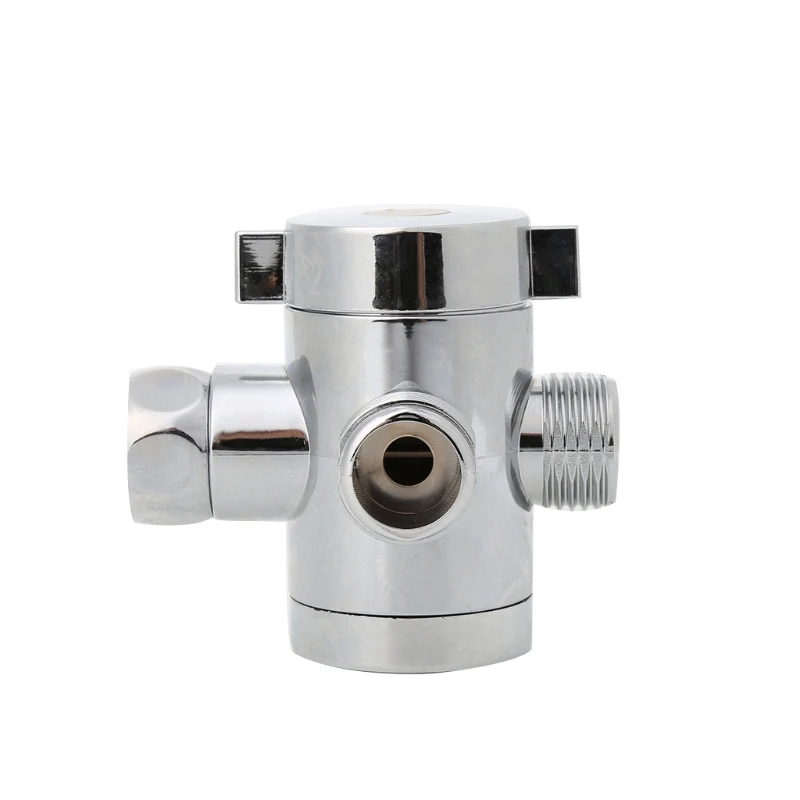 YINGJUN Valves G1//2 inch Bathroom Three Way T Adapter Tee Connector Valve for Toilet Bidet Shower Head Diverter Valve Shower Head Shunt