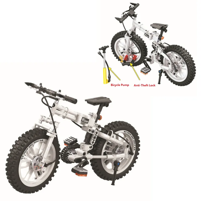 Technic Bicycle Motocross Building Building Blocks Set Bricks Classic BMX Model Kids Toys For Children Gift Compatible Legoings
Technic Bicycle Motocross Building Building Blocks Set Bricks Classic BMX Model Kids Toys For Children Gift Compatible Legoings