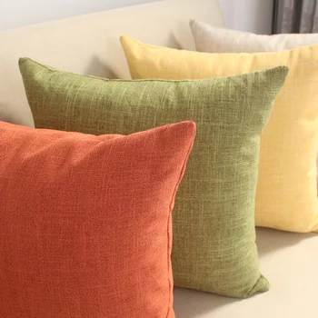 Solid Linen Cotton Cushion Cover 6 Colors Sofa Home Office Decorative Throw Pillow Covers 45x45cm capa de almofada
Solid Linen Cotton Cushion Cover 6 Colors Sofa Home Office Decorative Throw Pillow Covers 45x45cm capa de almofada