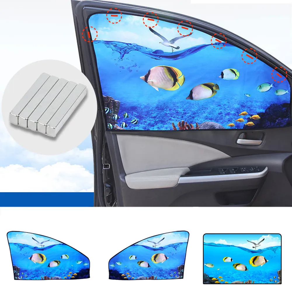 Universal Children Car Window Sun Shades Suction Cup Cartoon Curtain UV Protection Shield Mesh Cover Visor Sunshades Side Window
Universal Children Car Window Sun Shades Suction Cup Cartoon Curtain UV Protection Shield Mesh Cover Visor Sunshades Side Window