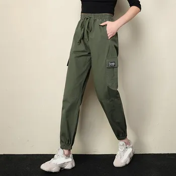 Hot Sale 2019 Women Fashion Cotton Full Length Bottoms Casual Belt Trousers Loose Solid With Big Pockets Harem Pants
Hot Sale 2019 Women Fashion Cotton Full Length Bottoms Casual Belt Trousers Loose Solid With Big Pockets Harem Pants