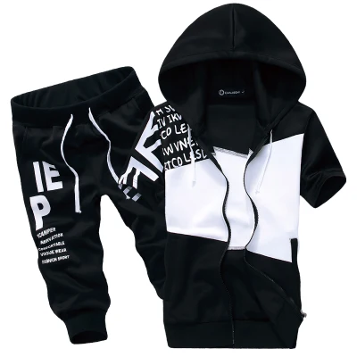 2017 New Mens Hood Short Sleeve Suit Men Jogger Set Short T Shirt Men Tracksuit Pants And Jacket Mens Tracksuit Set 4xl
2017 New Mens Hood Short Sleeve Suit Men Jogger Set Short T Shirt Men Tracksuit Pants And Jacket Mens Tracksuit Set 4xl