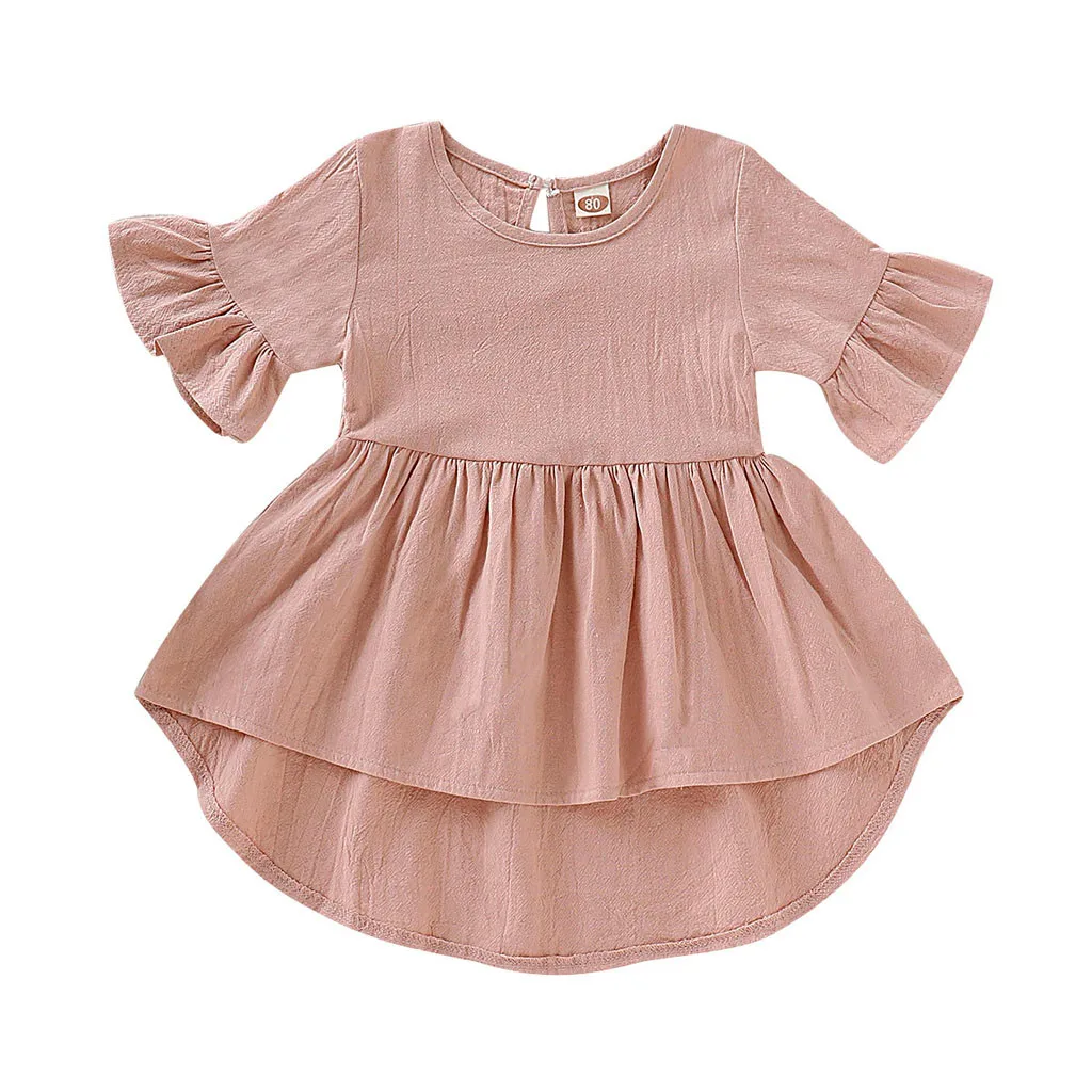 Infant Toddler Kids Dress For Girls Spring summer Dress Summer baby Solid Princess Party Dress 1-4 Years vestido verano bebe
Infant Toddler Kids Dress For Girls Spring summer Dress Summer baby Solid Princess Party Dress 1-4 Years vestido verano bebe