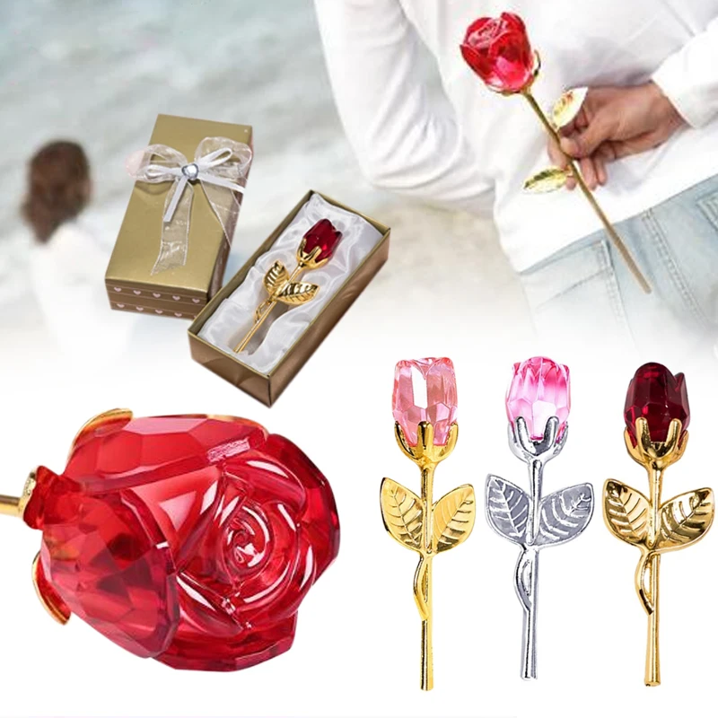 Artificial Crystal Crystal Rose Eternal Flower Romantic Beautiful Valentine Gift Props Simulated Rose for Wedding Drop Shipping
Artificial Crystal Crystal Rose Eternal Flower Romantic Beautiful Valentine Gift Props Simulated Rose for Wedding Drop Shipping