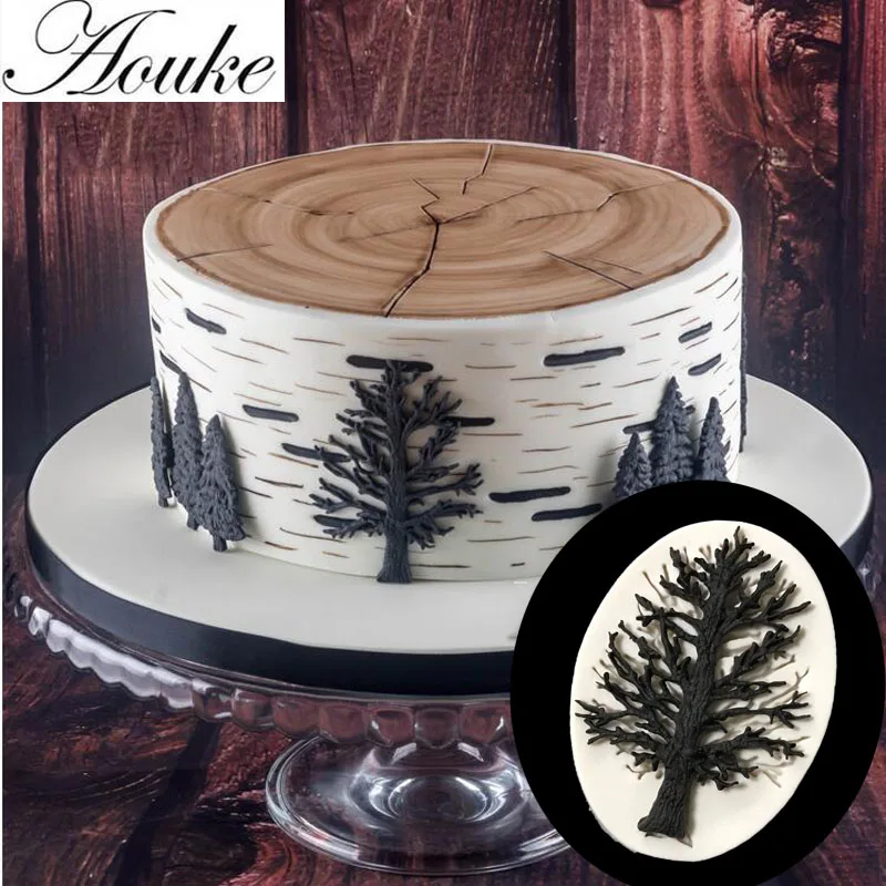 Aouke 1PCS Tree Shape,3D Silicone Fondant Cake Mold. For Cup Cake Decorating, Jelly, Chocolate, Soap Modeling D030
Aouke 1PCS Tree Shape,3D Silicone Fondant Cake Mold. For Cup Cake Decorating, Jelly, Chocolate, Soap Modeling D030