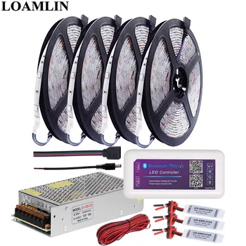 5050SMD 30Leds/m RGB Led Strip Flexible Light Bluetooth Music RGB Led Controller Amplifier DC12V Led Transformer Kit
5050SMD 30Leds/m RGB Led Strip Flexible Light Bluetooth Music RGB Led Controller Amplifier DC12V Led Transformer Kit