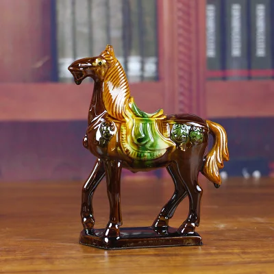 a Tang tri-colored horse porcelain handicraft decoration room ceramic horse master handicraft decoration Animal Craft art home
a Tang tri-colored horse porcelain handicraft decoration room ceramic horse master handicraft decoration Animal Craft art home