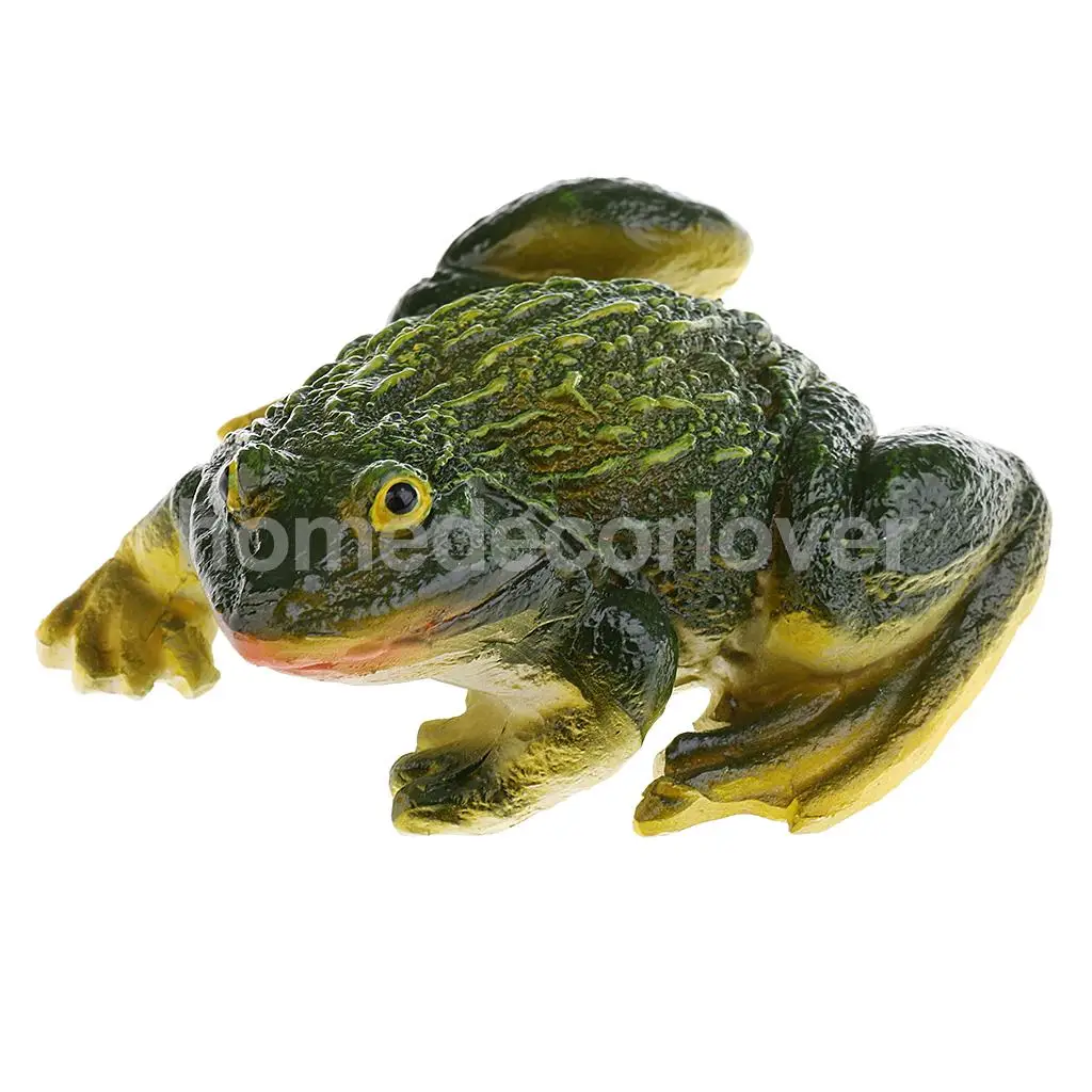 Mini Frog Resin Ornament Figurines Miniatures Bonain Decor for Home Garden Backyard Outdoor Decoration - Green