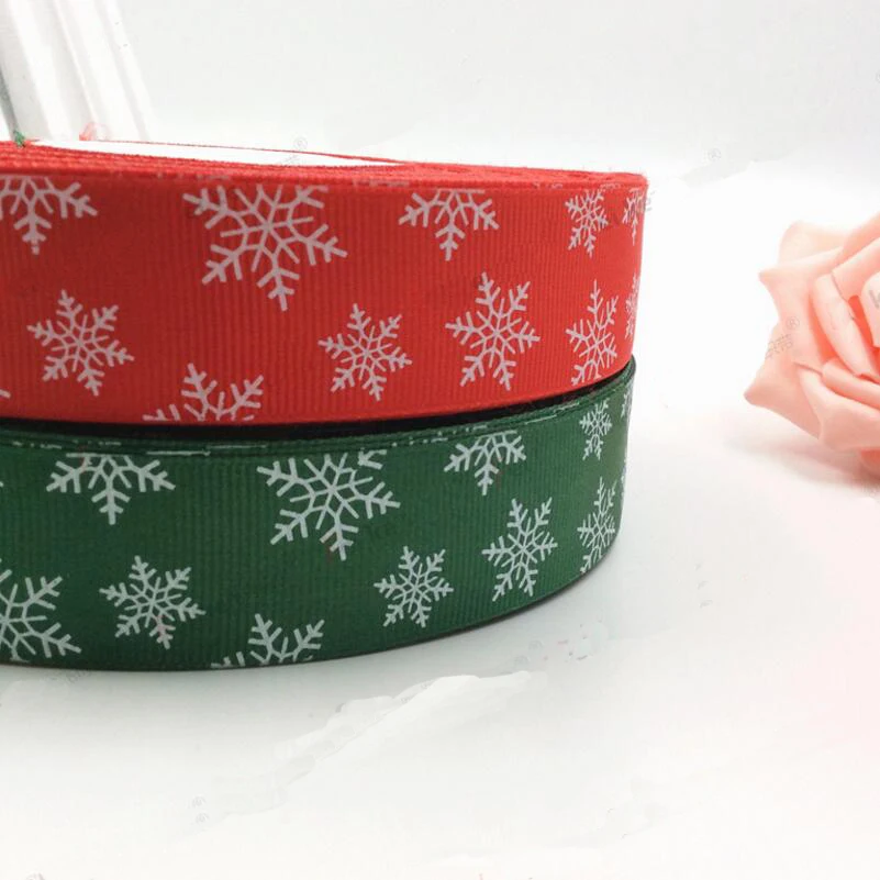 25mm 50 Yards Snowflake Printing Grosgrain Ribbon Gift Packaging,DIY Accessories,Handmade Materials,Christmas Decoration
25mm 50 Yards Snowflake Printing Grosgrain Ribbon Gift Packaging,DIY Accessories,Handmade Materials,Christmas Decoration