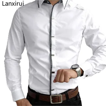 Top Quality Brand Mens Casual Long Sleeve 100 %Cotton Shirts Men Rock Shirt Slim Fit Solid Male Dress Shirt
Top Quality Brand Mens Casual Long Sleeve 100 %Cotton Shirts Men Rock Shirt Slim Fit Solid Male Dress Shirt