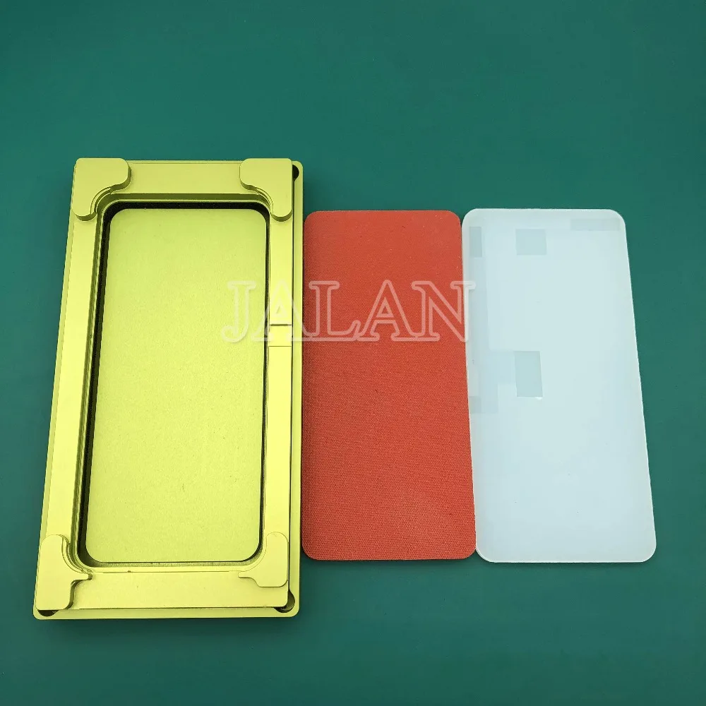 precise safety position laminating mold for iphone X/XS glass OCA touch digitizer screen laminating no damage flex cable
precise safety position laminating mold for iphone X/XS glass OCA touch digitizer screen laminating no damage flex cable