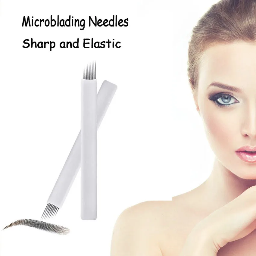 Tattoo Needles Permanent Makeup 20Pcs Eyebrow Lip Microblading Needles Blades Sterilized Disposable for Tattoo Manual Pen Inks
Tattoo Needles Permanent Makeup 20Pcs Eyebrow Lip Microblading Needles Blades Sterilized Disposable for Tattoo Manual Pen Inks