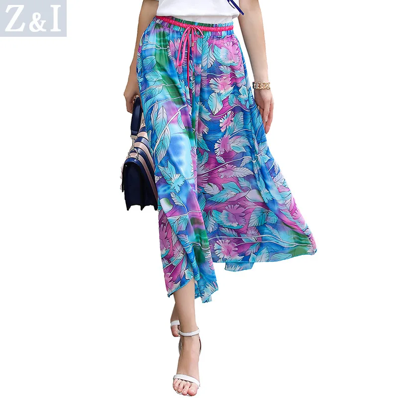 2018 Autumn Summer Skirt for Women Maxi Calf-length High Waist Bohemia Flower Beach Chiffon Vintage Skirt
2018 Autumn Summer Skirt for Women Maxi Calf-length High Waist Bohemia Flower Beach Chiffon Vintage Skirt