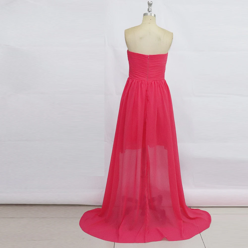 cerise pink wedding guest dress