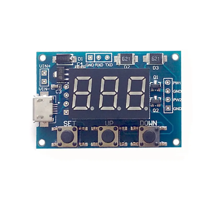 2 Channel PWM Generator Pulse Frequency Duty Cycle Adjustable Square Wave Rectangle Signal Generator For Stepper Motor Driver
2 Channel PWM Generator Pulse Frequency Duty Cycle Adjustable Square Wave Rectangle Signal Generator For Stepper Motor Driver