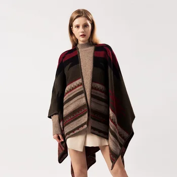2019 Women Autumn Winter Extended Fashion Scarf and Shawl Dual-purpose Travel Camping Warm Double-sided Cashmere-like Cloak 
2019 Women Autumn Winter Extended Fashion Scarf and Shawl Dual-purpose Travel Camping Warm Double-sided Cashmere-like Cloak