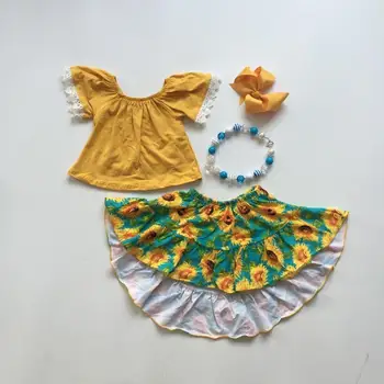 baby girls clothes summer outfits sunflower top and sunflower dress baby girls boutique outfits with accessories
baby girls clothes summer outfits sunflower top and sunflower dress baby girls boutique outfits with accessories