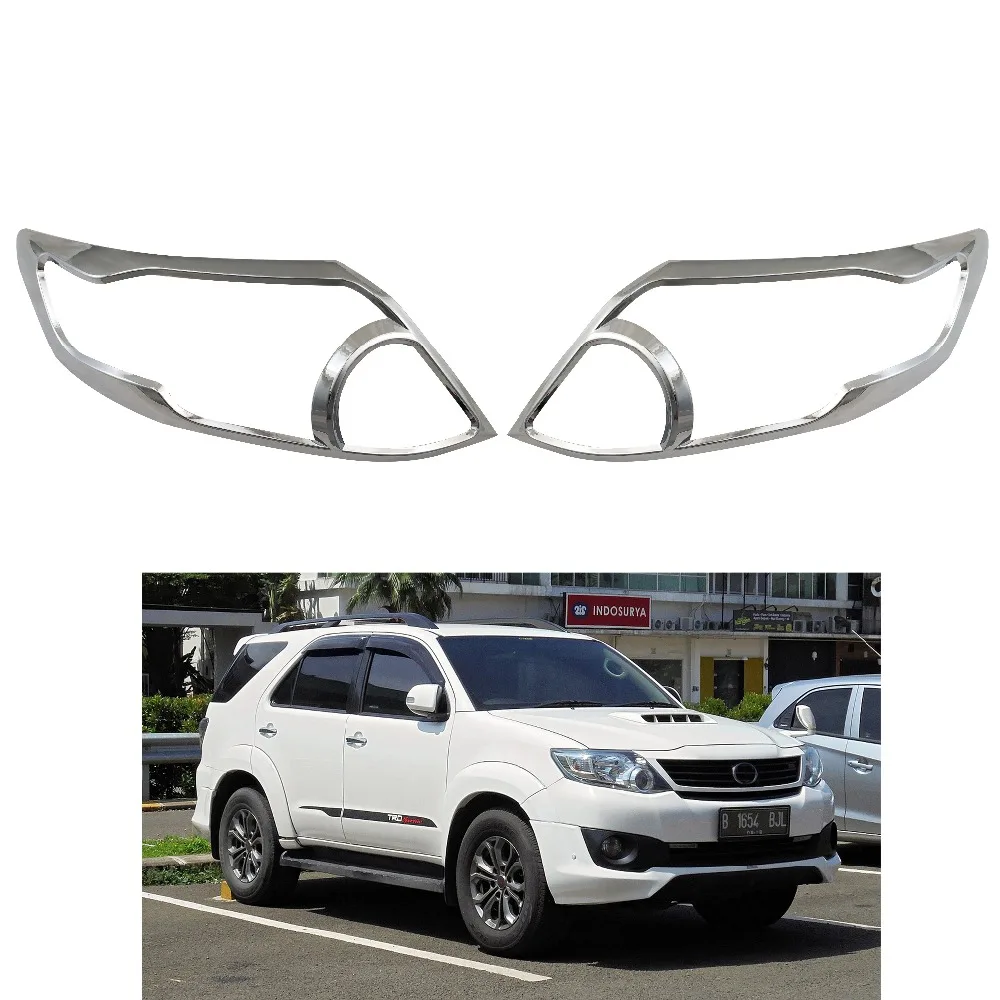 For Toyota Fortuner 2011 2012 2013 2014 ABS Head Light Lamp Cover Trim Frame Protector Sticker Car Styling Accessory
For Toyota Fortuner 2011 2012 2013 2014 ABS Head Light Lamp Cover Trim Frame Protector Sticker Car Styling Accessory