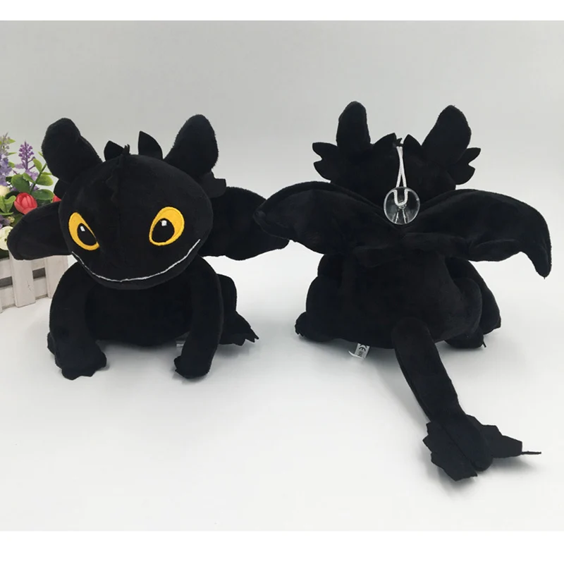 20*32cm Movie How To Train Your Dragon Toys Night Fury Dragon Plush Doll Toys Toothless Dragon Children Kids Gift Soft Stuffed
20*32cm Movie How To Train Your Dragon Toys Night Fury Dragon Plush Doll Toys Toothless Dragon Children Kids Gift Soft Stuffed