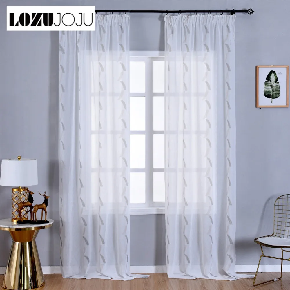 LOZUJOJU 1 piece Pastoral drops feather jacquard curtains for living room windows high quality panel bedroom sheer tulle fabric
LOZUJOJU 1 piece Pastoral drops feather jacquard curtains for living room windows high quality panel bedroom sheer tulle fabric