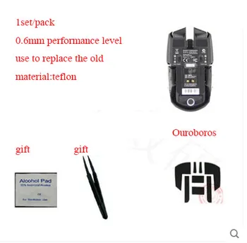 1sets/pack Original Hotline Games Mouse Feet For Razer Ouroboros 0.6mm Teflon Performance Level Mouseskate gaming Accessoriess
1sets/pack Original Hotline Games Mouse Feet For Razer Ouroboros 0.6mm Teflon Performance Level Mouseskate gaming Accessoriess
