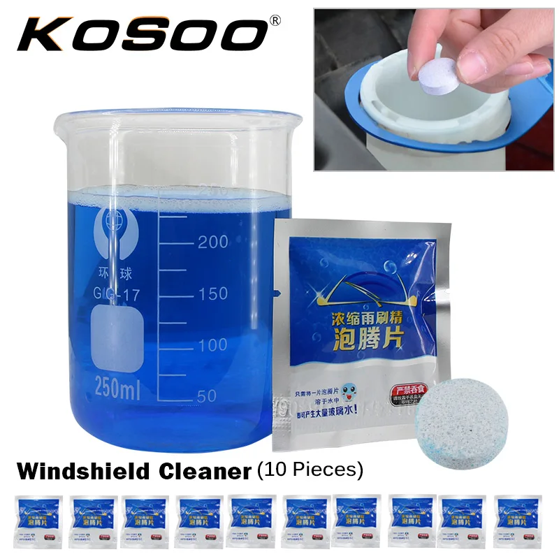 KOSOO 10Piece Cleaning The Auto Car Window Windscreen Windshield Glass Screen Fluid Solid Concentrate Wiper Washer Cleaner
KOSOO 10Piece Cleaning The Auto Car Window Windscreen Windshield Glass Screen Fluid Solid Concentrate Wiper Washer Cleaner