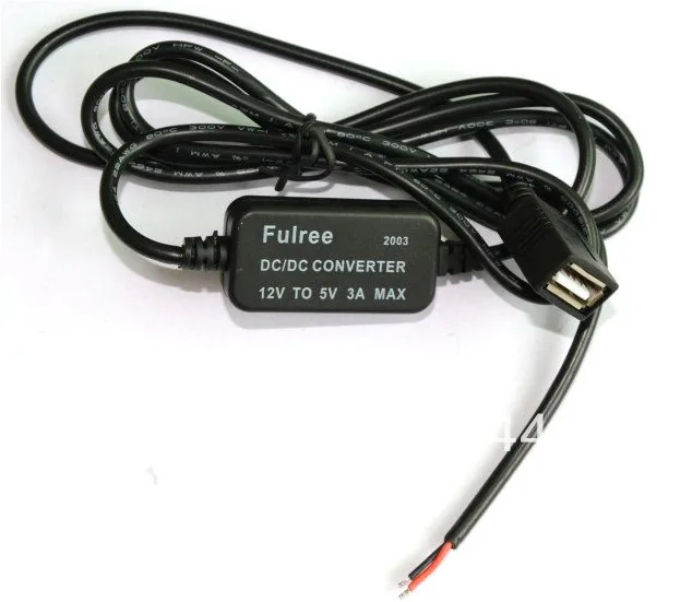 DC DC Converter Buck Module 12V(8-22V) to 5V 3A 15W usb output adapter power cable 1M output line
DC DC Converter Buck Module 12V(8-22V) to 5V 3A 15W usb output adapter power cable 1M output line