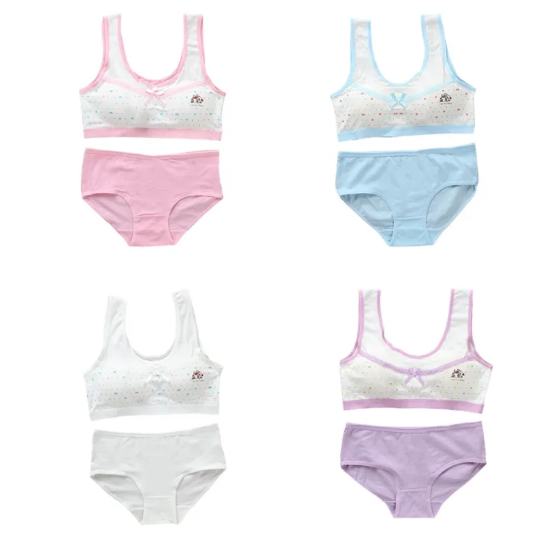 Cotton Camisoles Set Panties for Young Girls Tanks Underwear Print T-shirt for Teenage Girls Training Camisole
Cotton Camisoles Set Panties for Young Girls Tanks Underwear Print T-shirt for Teenage Girls Training Camisole