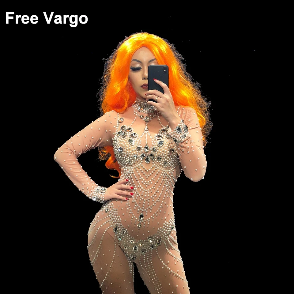 Crystal Rhinestones Bodysuit Drag Queen Grace Costumes Women Celebrity Birthday Outfit Stage Dance Wear Stage Singers
Crystal Rhinestones Bodysuit Drag Queen Grace Costumes Women Celebrity Birthday Outfit Stage Dance Wear Stage Singers