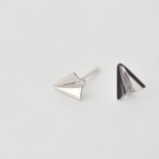 925 Sterling Silver Paper Plane Stud Earrings For Women Casual Style Girl Earings Personality Sterling-silver-jewelry
925 Sterling Silver Paper Plane Stud Earrings For Women Casual Style Girl Earings Personality Sterling-silver-jewelry