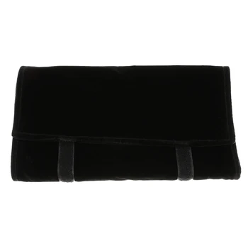 60 Pair Earring Velvet Roll-up Storage Bag Exterior Black And Interior Earring Jewelry Packaging -Black
60 Pair Earring Velvet Roll-up Storage Bag Exterior Black And Interior Earring Jewelry Packaging -Black
