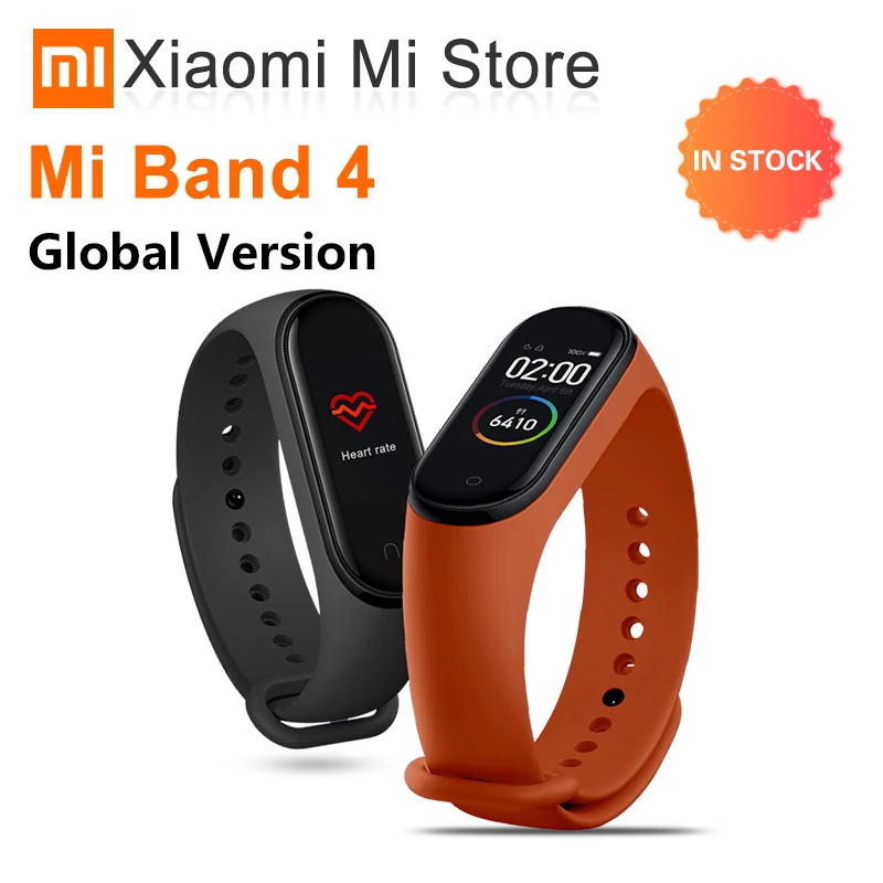 In Stock Original Newest Xiaomi Mi Band 4 Bracelet Heart Rate Fitness Bluetooth 5.0 Color Screen 135mAh 50M Swimming Waterproof
In Stock Original Newest Xiaomi Mi Band 4 Bracelet Heart Rate Fitness Bluetooth 5.0 Color Screen 135mAh 50M Swimming Waterproof