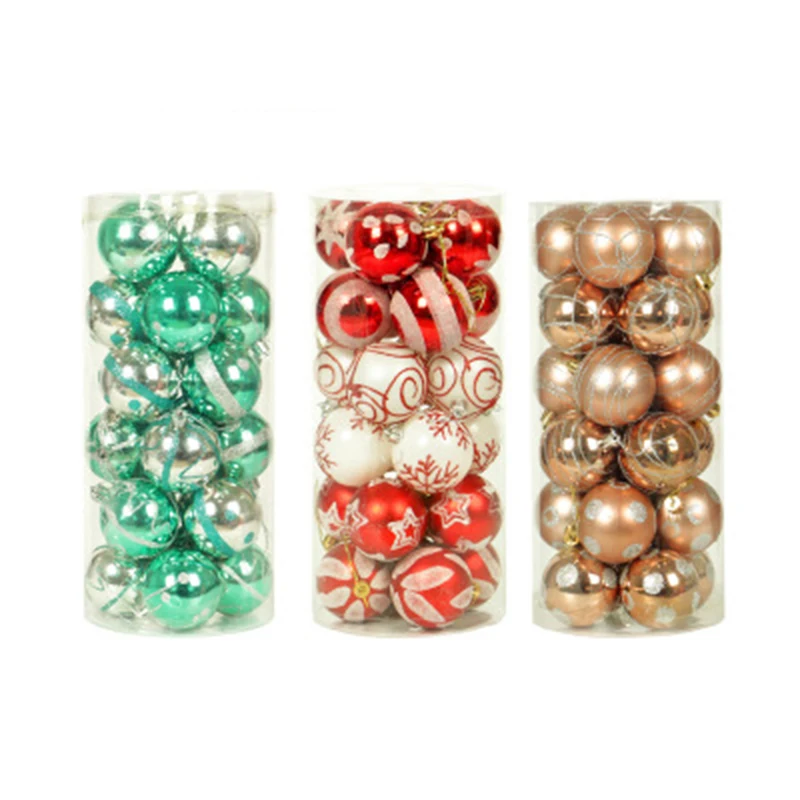 Christmas Decoration Christmas Ball Three Colors Barreled 6cm Venue Layout Props Christmas Decorations
Christmas Decoration Christmas Ball Three Colors Barreled 6cm Venue Layout Props Christmas Decorations