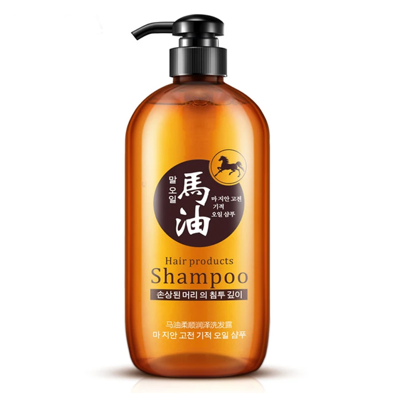 Image Horse Oil Hair Loss Products Soft Repair Improve Smooth Nourishing Moisturizing Oil Control Fragrance Shampoo Beauty Hair Care