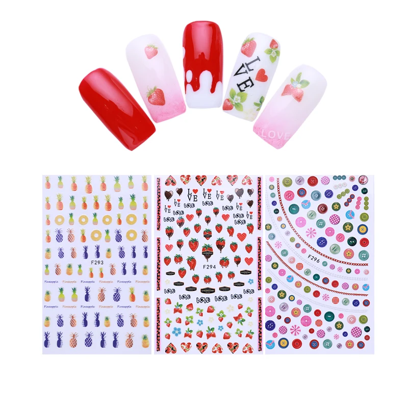 1 Sheet Nail Art 3D Sticker Deer Fruits Rabbit Carrot Strawberry Animal Nail Transfer Adhesive Sticker Manicure Art Decoration
1 Sheet Nail Art 3D Sticker Deer Fruits Rabbit Carrot Strawberry Animal Nail Transfer Adhesive Sticker Manicure Art Decoration