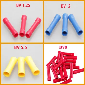 wire connector BV series 100PCS/Bag fully insulated butt connector Cable Connector wire terminals full insulating terminals BV2
wire connector BV series 100PCS/Bag fully insulated butt connector Cable Connector wire terminals full insulating terminals BV2