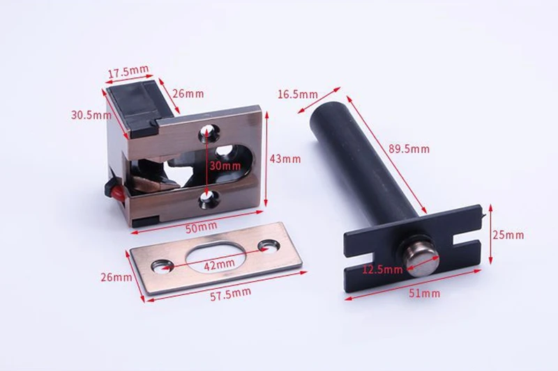 Zinc Alloy Hidden Anti-theft Chain Security Buckle Hotel Door Concealed 9
