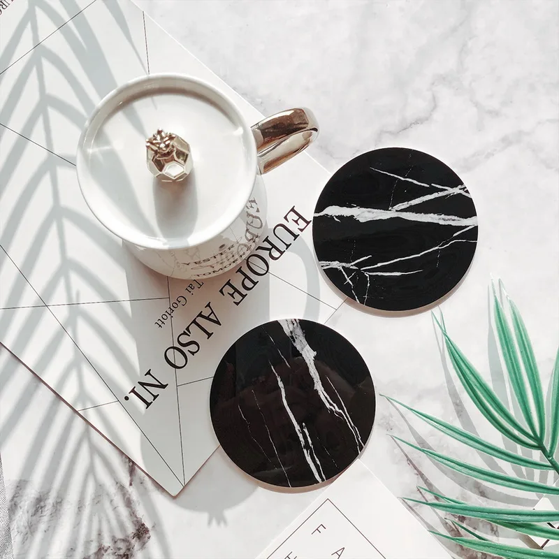 B European Style Marble Stripes Ceramic Coaster Round Porcelain Desktop Non-slip Mug Cup Mat Pad Home Decor
B European Style Marble Stripes Ceramic Coaster Round Porcelain Desktop Non-slip Mug Cup Mat Pad Home Decor