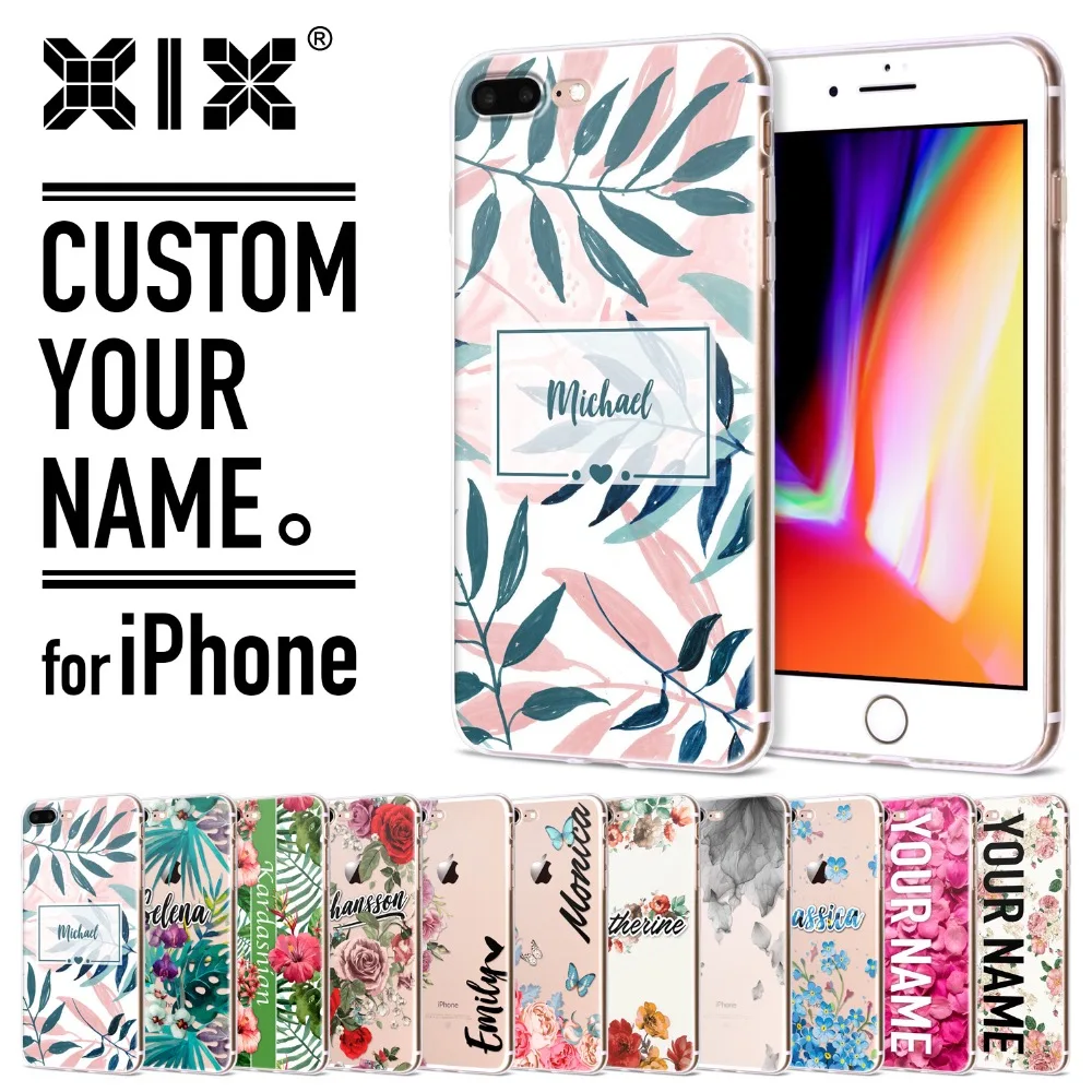 XIX DIY Case for iPhone 5 6 7 8 Plus XS 11 Pro Max XR Customized Soft TPU Cover for iPhone 7 Case Name Custom for iPhone X Case
XIX DIY Case for iPhone 5 6 7 8 Plus XS 11 Pro Max XR Customized Soft TPU Cover for iPhone 7 Case Name Custom for iPhone X Case