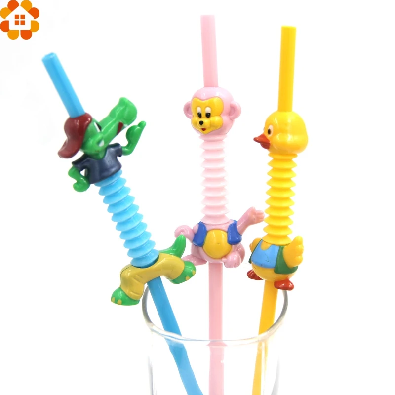 3PCS Monkey/Duck/Crocodile Cute Animal Straws Flexible Plastic Bendy Straw Creative Drinking Straws Kids Birthday Party Gifts
3PCS Monkey/Duck/Crocodile Cute Animal Straws Flexible Plastic Bendy Straw Creative Drinking Straws Kids Birthday Party Gifts