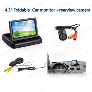 2 In 1 Parking DC 12V 4.3 Inch Foldable TFT LCD Color Display Screen Car Rear View Monitor + 8 LED reverse parking camera
2 In 1 Parking DC 12V 4.3 Inch Foldable TFT LCD Color Display Screen Car Rear View Monitor + 8 LED reverse parking camera