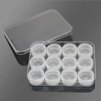 2g X 12PC Small Sample Cream Jar Cosmetic Container Display Case 12 Colors Eye Shadow Containers Box Set Empty Coastal Scents 
2g X 12PC Small Sample Cream Jar Cosmetic Container Display Case 12 Colors Eye Shadow Containers Box Set Empty Coastal Scents