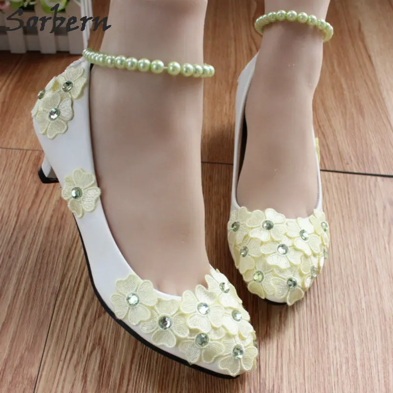 Sorbern Light Green Flowers Crystal Wedding Shoes High Heels Round Toe Beading Elastic Straps Bridal High Heel Pumps Ladies 2018
Sorbern Light Green Flowers Crystal Wedding Shoes High Heels Round Toe Beading Elastic Straps Bridal High Heel Pumps Ladies 2018